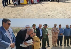 بازدید دکتر زارعی از مدرسه عشایری گزک